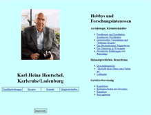 Tablet Screenshot of karl-heinz-hentschel.net